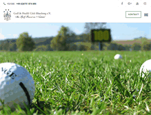 Tablet Screenshot of golfclub-maasberg.de